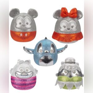 NWT Squishmallows exclusive Disney 100 5 pack
